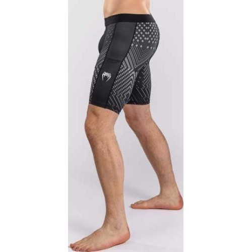 Venum Midnight Fury Vale Tudo Shorts - Black/Grey/Silver