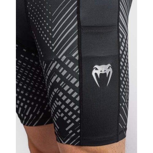 Venum Midnight Fury Vale Tudo šorti - melni/pelēki/sudraba