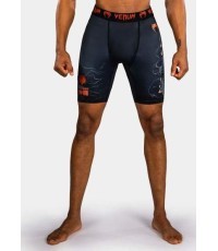 Venum Thunder Dragon Vale Tudo Shorts - Black/Grey/Copper