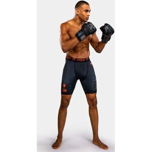Мужские шорты Vale Tudo Venum Thunder Dragon, чёрные/серые/медные