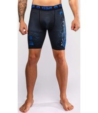 Venum Thunder Dragon Vale Tudo Shorts - Black/Royal Blue