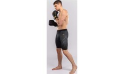 Venum Streamline Vale Tudo šorti – melni/zelta