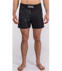 Karate Combat by Venum Fight Shorts - Black/Grey