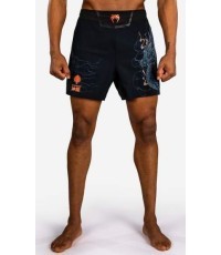 Шорты MMA Venum Thunder Dragon - черные/серые/медные