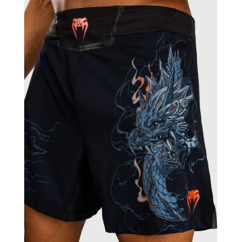 Шорты MMA Venum Thunder Dragon - черные/серые/медные
