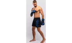 Шорты для ММА Venum Thunder Dragon, чёрный/королевский синий