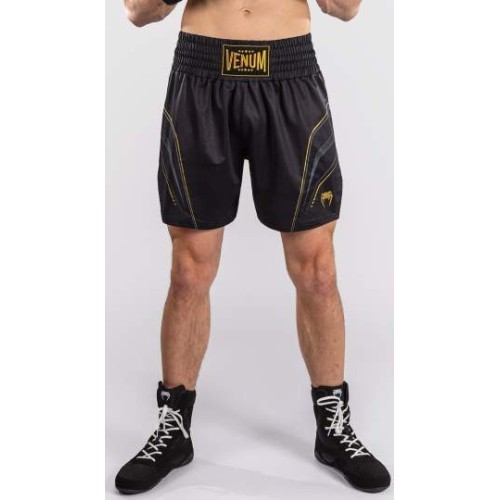 Venum Streamline Boxing Shorts - Black/Gold