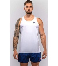 Krekls bez piedurknēm Venum Aqua Tank Top, balts/zils