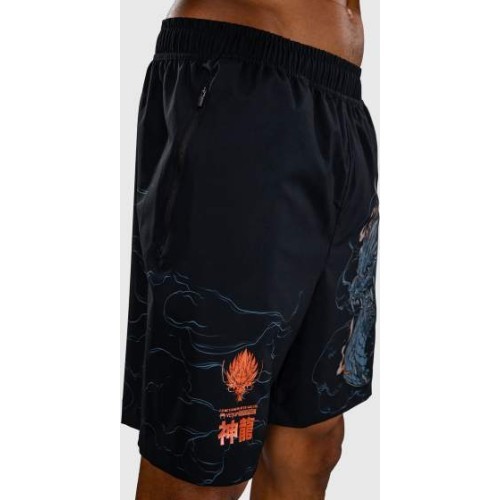 Venum Thunder Dragon Training Shorts - Black/Grey/Copper