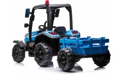 Traktors BLAST ar piekabi, zils