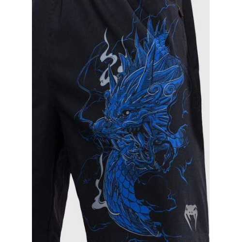 Тренировочные шорты Venum Thunder Dragon – чёрный/королевский синий