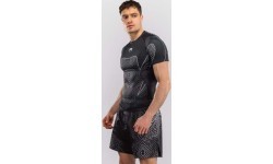 Venum Midnight Fury rashguard ar īsām piedurknēm – melns/pelēks/sudraba