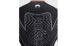 Рашгард с короткими рукавами Venum Midnight Fury – черный/серый/серебристый