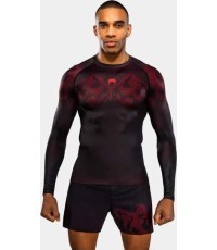 Venum Spectre garroku rashguard krekls – melns/sarkans