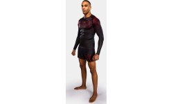 Venum Spectre garroku rashguard krekls – melns/sarkans