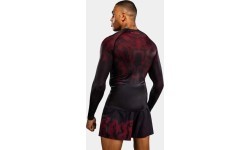 Venum Spectre Long Sleeve Rashguard - Black/Red