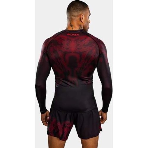 Venum Spectre garroku rashguard krekls – melns/sarkans