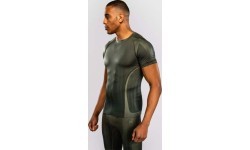 Venum Stealth kompresijas krekls ar īsām piedurknēm – haki/tumši zaļš