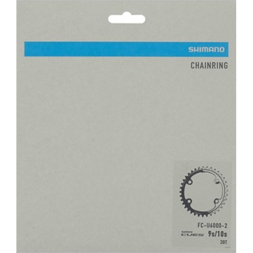Priekšējais zvaigznītis Shimano CUES FC-U6000-2 // 30T, B.C.D.: 80 mm