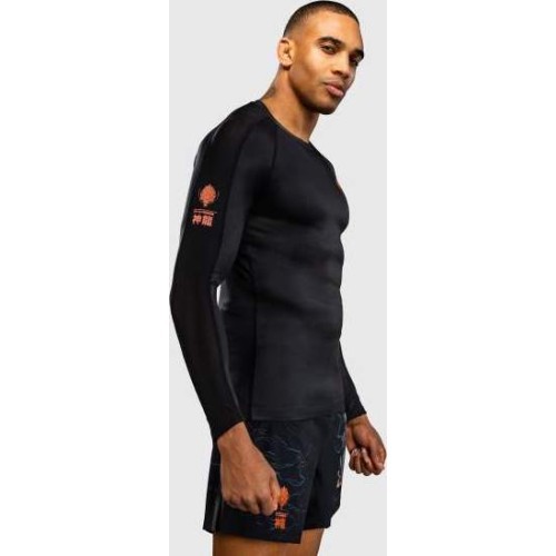 Рашгард с длинным рукавом Venum Thunder Dragon - Black/Grey/Copper