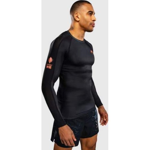 Рашгард с длинным рукавом Venum Thunder Dragon - Black/Grey/Copper