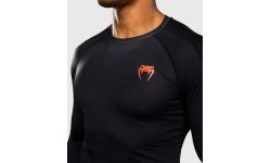 Venum Thunder Dragon rashguard ar garām piedurknēm - Black/Grey/Copper