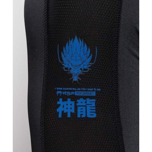 Рашгард Venum Thunder Dragon с длинным рукавом – чёрный/королевский синий