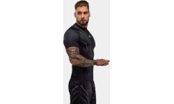 Venum Streamline Short Sleeve Rashguard - Black/White