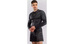 Гидромайка с длинным рукавом Venum Streamline, чёрно-золотая