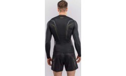 Peldkrekls ar garām piedurknēm Venum Streamline, melns/zelta