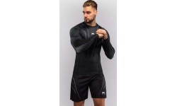Venum Streamline Long Sleeve Rashguard - Black/White