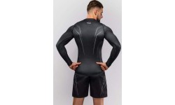 Venum Streamline Long Sleeve Rashguard - Black/White