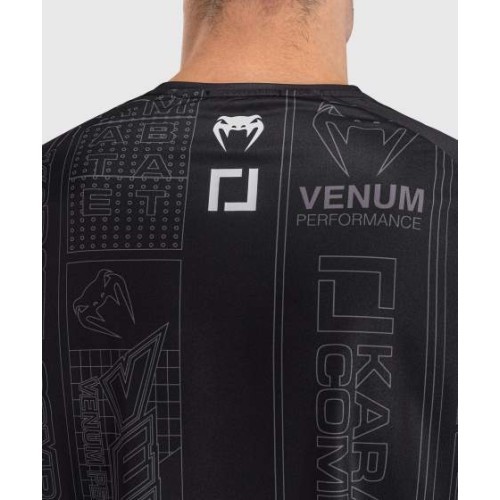 Karate Combat by Venum Dry-Tech T-Shirt - Black/Grey