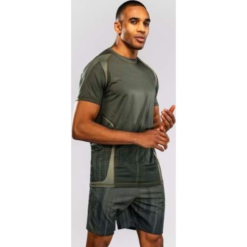 Футболка Venum Stealth Dry-Tech – хаки/тёмно-зелёный