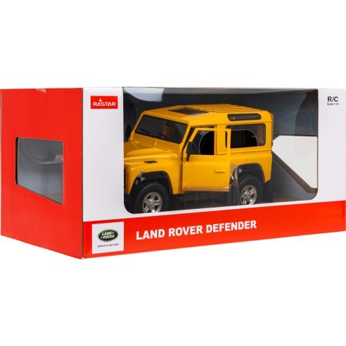R/C car Land Rover Defender 1:14 RASTAR Yellow