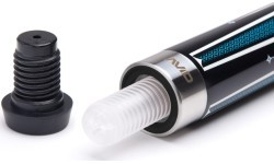 Бильярдный кий Cuetec Opt-X, бирюзовый, 3/8x14, 12.25 мм