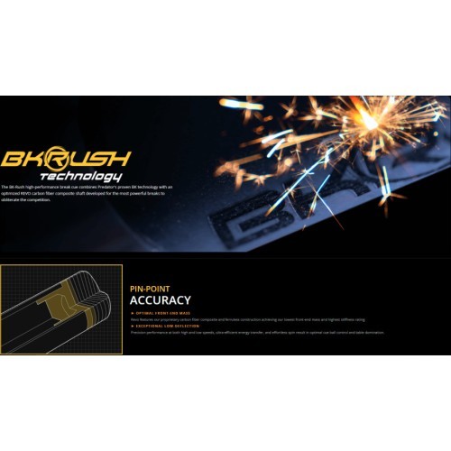 Верхняя часть бильярдного кия Predator Revo BK Rush, Uni-Loc