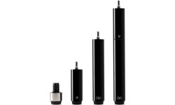 Kija pagarinājums Cuetec Duo ar adapteri, metāliski melns