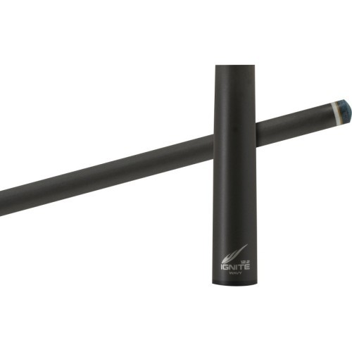 Biljarda kija augšdaļa Ignite Carbon, 12,2 mm, viļņots savienojums