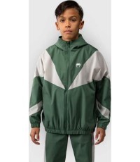 Venum Vectra Kids Track Jackets - Forest Green/ Off White