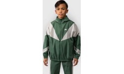 Venum Vectra Kids Track Jackets - Forest Green/ Off White