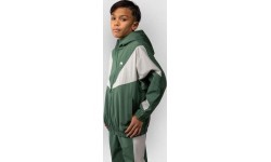Venum Vectra Kids Track Jackets - Forest Green/ Off White