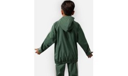 Venum Vectra Kids Track Jackets - Forest Green/ Off White