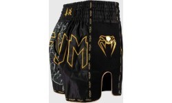 Шорты Muay Thai Venum Serpenti - черный/серебристый/золотой