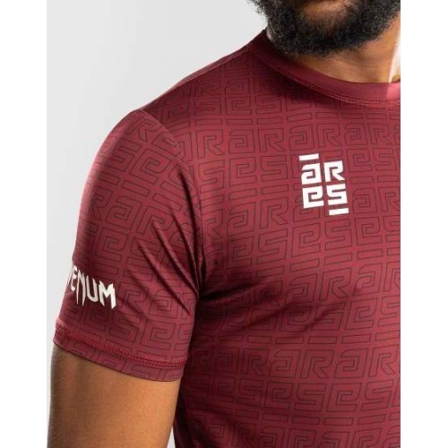 Venum x Ares Men’s Dry-Tech Shirt - Burgundy