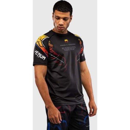 T-krekls Venum x TEKKEN 8 Dry-Tech Yoshimitsu, melns/oranžs