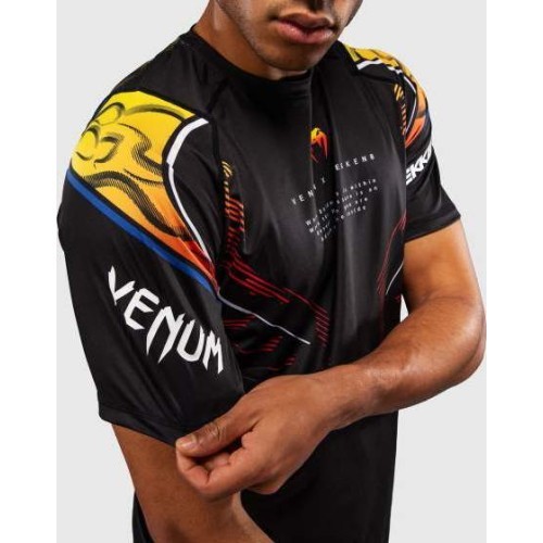 T-krekls Venum x TEKKEN 8 Dry-Tech Yoshimitsu, melns/oranžs