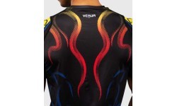 Футболка Venum x TEKKEN 8 Dry-Tech Yoshimitsu, чёрно-оранжевая