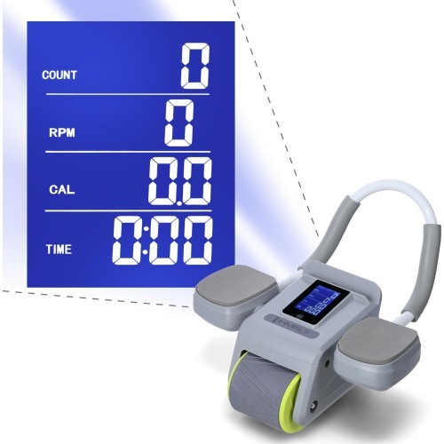 KA08 GRAY AB WHEEL FOR EXERCISING ABS MUSCLES HMS