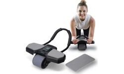 HMS KA10 melns vēdera preses ritenis